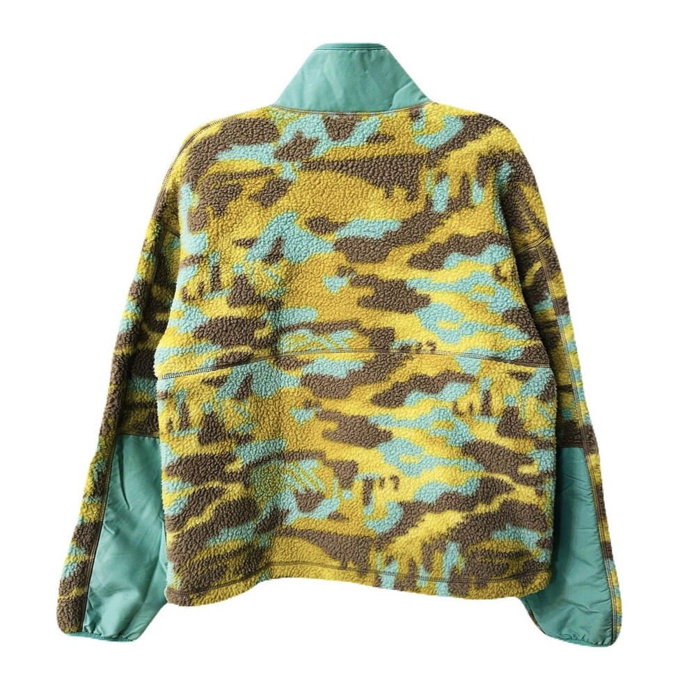 NEW The North Face Womens Small Cragmont 1/4 Snap Fleece Pullover Wasabi Camo - Picture 4 of 8